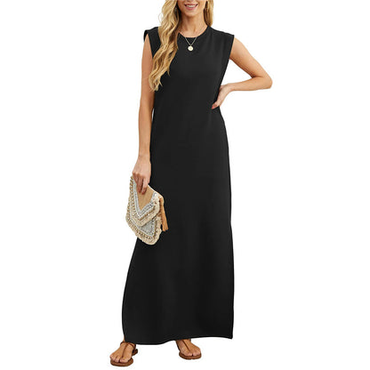 🎉Summer Hot Sale 49% OFF🌿Women Loose Split Wrinkle-Free Long Dress