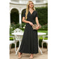 👗Summer Hot Sale 50% OFF: Only £14.99!!💥🌈 Women's V neck Ankle Length Floral Print Beach Long Flowy Maxi Dress with Pockets🎀