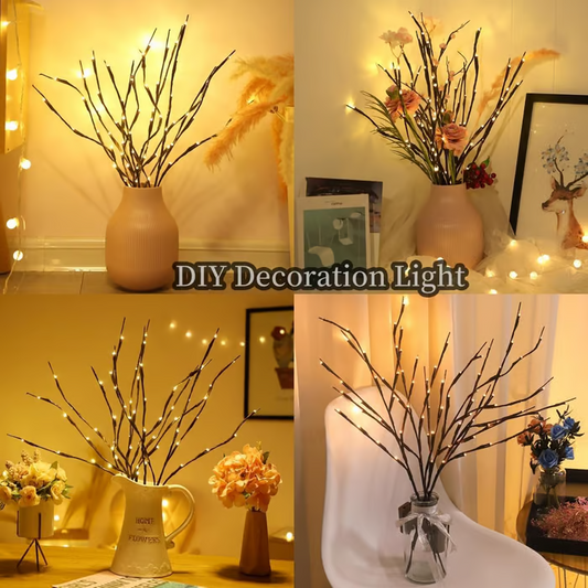 🎄Christmas Limited 50% OFF🎄LED Willow Branch Lights Battery-Powered Twig Light
