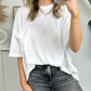 🌸Summer Hot Sale 50% OFF⏳🌸Women's Raw Edge Boxy Tee