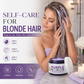 🏆 Last Day 50% OFF!👱‍♀️Want to lighten your hair color?Your hair needs urgent care!Moisturizing Purple Hair Mask with Long-Lasting Scent