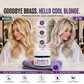 🏆 Last Day 50% OFF!👱‍♀️Want to lighten your hair color?Your hair needs urgent care!Moisturizing Purple Hair Mask with Long-Lasting Scent