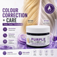 🏆 Last Day 50% OFF!👱‍♀️Want to lighten your hair color?Your hair needs urgent care!Moisturizing Purple Hair Mask with Long-Lasting Scent