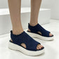 ⏳LAST DAY 50% OFF 🔥🔥Women's Breathable Knit Platform Sandals☁️Comfortable & Lightweight🍃Summer Essential