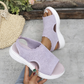 ⏳LAST DAY 50% OFF 🔥🔥Women's Breathable Knit Platform Sandals☁️Comfortable & Lightweight🍃Summer Essential