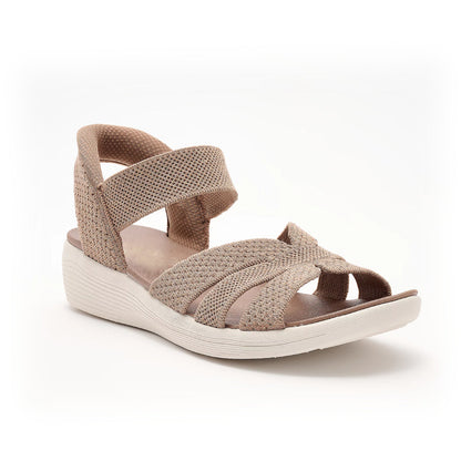 📢Last Day 50% OFF!👡Sequin Knit Wedge Sandals – Stretch Into Summer