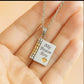 🔥CHRISTMAS HOT SALE💥MEANINGFUL ENGRAVED BOOK NECKLACE