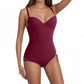 🏆 Last Day 50% OFF !Shapewear Bodysuit with Bra | Ruched Slimming Adjustable Waist✨
