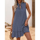 🌟Hot Sale-50% Off!! 👗💕Women's dress with a bow and geometric pattern