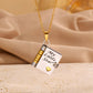 🎄Christmas bestsellers-54% OFF!!💌My Book Necklace for Daughter,Son or Lover🎁Birthday Day Gift Graduation Jewelry of Love