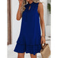 🌟Hot Sale-50% Off!! 👗💕Women's dress with a bow and geometric pattern
