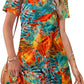 🔥Summer Hot Sale 50% Off!!💃Women's Casual V Neck Vacation Midi Dress With Pockets