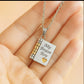 🎄Christmas bestsellers-54% OFF!!💌My Book Necklace for Daughter,Son or Lover🎁Birthday Day Gift Graduation Jewelry of Love