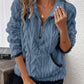 ☀️Half-Zip Fuzzy Sweatshirt🍂 | Cloud-Soft + Roomy Pockets – Comfy Daily/Lounge