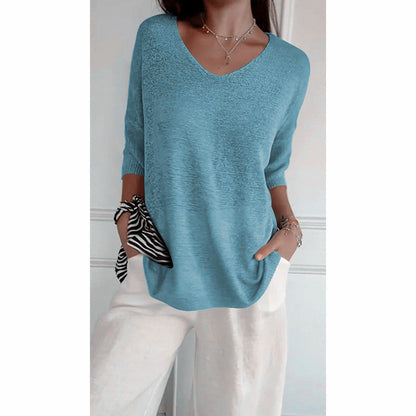 📢📢60% OFF!! ✨👚Minimalist Knit Top – Soft Fabric, Effortless Everyday Style & Versatile Fit ☕