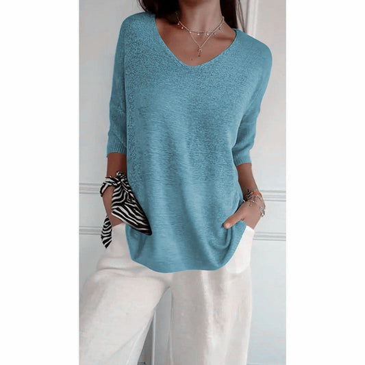 📢📢60% OFF!! ✨👚Minimalist Knit Top – Soft Fabric, Effortless Everyday Style & Versatile Fit ☕