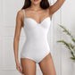 🏆 Last Day 50% OFF !Shapewear Bodysuit with Bra | Ruched Slimming Adjustable Waist✨