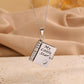 🔥CHRISTMAS HOT SALE💥MEANINGFUL ENGRAVED BOOK NECKLACE