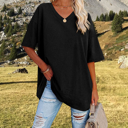 🌷2025 Hot Sale-49% Off💝Ladies V-Neck T-Shirt