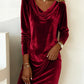 🎅 Christmas Promotion  50% OFF 🎁Loose Velvet Dress for Women