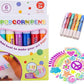 🎉2026 HOT SALE 50% OFF!!🖍️🎁Magic Puffy Bubble Pens, Heat Activated Popcorn Pens DIY 3D Art Marker for Kids Crafts
