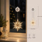 ⏳LAST DAY SALE - 50% OFF!!🎄❄️ DIY Christmas Snowflake Suction Cup LED Lights ✨ | Battery Operated, Warm & Multi-Colour, Window Suction Lights, Christmas Home & Party Decor