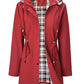 📢📢Hot Sale 50% OFF!!🌧️🧥Women's Checkered Lining Waterproof Windbreaker