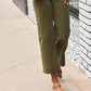 👖2025 HOT SALE 50% OFF🍃Stretch Twill Cropped Wide Leg Pants