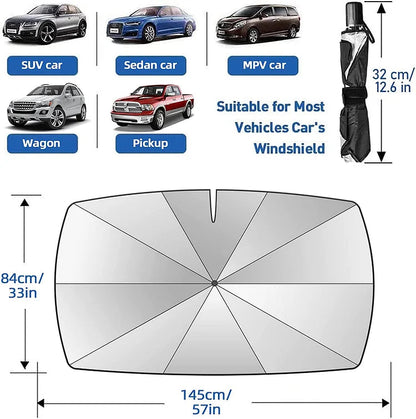 ✨️Last Day 50% OFF☀️🚗2026 Upgraded Universal Car Windshield Sun Shade Umbrella