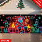 UV Activated Christmas Garage Door Cover Banner, Glows in Dark🔥🎉