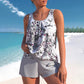 📣2026 Hot Sale 💥50% OFF!!🏝️Women's Printed Tankini Swimsuit
