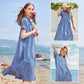 🎉This Week's Special Sales - 50% OFF🌸💃Striped Lapel Button Down Shirt Dress | With Functional Pockets