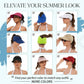 🔥 Summer Hot Sale 50% OFF💕👒UPF 50+ Sun Visor Ponytail Hat