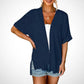 🔥Summer Hot Sale 49％ OFF🏳️‍🌈2025 New Stylish Flowy Short Sleeve Cardigan✈️Buy 2 Free Shipping