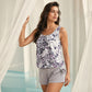 📣2026 Hot Sale 💥50% OFF!!🏝️Women's Printed Tankini Swimsuit