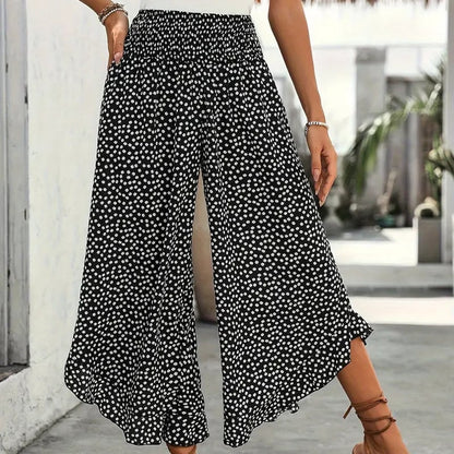 ⏰Last Day Promotion: ￡11.99!👖Women’s Flowy High Waist Wide-Leg Pants – Slimming, Comfy & Chic🌺