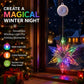 ⏳LAST DAY SALE - 50% OFF!!🎄❄️ DIY Christmas Snowflake Suction Cup LED Lights ✨ | Battery Operated, Warm & Multi-Colour, Window Suction Lights, Christmas Home & Party Decor