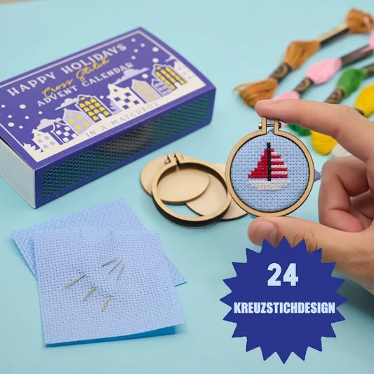🧵Buy more save more🎄Christmas cross-stitch advent calendar