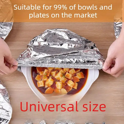 🍲Last Day Sale 50% OFF🔥 Home dining table & food container aluminum foil heat-retaining cover