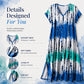 🌈Last Day 50% OFF💃Women’s Causal V-Neck Gradient Dress