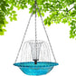 ⏰Last Day-60% Off!!⛲🐦Solar Powered Hanging Bird Bath Fountain