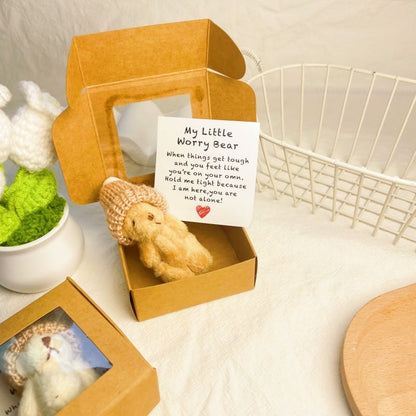 🐻Christmas Limited-Time Offer: 50% OFF!🎁Handmade Mini Plush Teddy Bear in Box