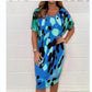 💖Last Day Sale 49% OFF💃 Round Neck Loose Casual Leopard Print Dress