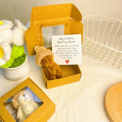 🐻Christmas Limited-Time Offer: 50% OFF!🎁Handmade Mini Plush Teddy Bear in Box