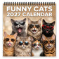 🐱2027 Funny Cats Wall Calendar – Sassy Cats & Hilarious Quotes