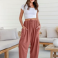 💥Summer Hot Sale 49% OFF☀️Women's Linen Wide Leg Pants with Pockets
