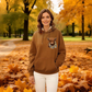 🔥Cute Highland Cow Cozy Fleece-Lined Hooded Sweatshirt🦬