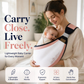 👶 4-in-1 Breathable Baby Carrier – 0-36 Months, Front/Back/Facing In/Out – Hands-Free Comfort for Parent & Baby! ✨