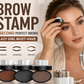 ✨Buy 1 Get 1 Free 🖌️50K+ Sold!!!🖤Eyebrow Stamp Powder Kit with Applicator Brush, One Press Perfect Brow Stamp, Waterproof Long Lasting 24H Wear Eyebrow Makeup for Lazy Daily Salon-Like Brows