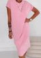🔥Hot Sale 50% OFF👗Women's Casual Short Sleeve T-Shirt Dress✨Effortlessly Stylish, All-Day Comfort